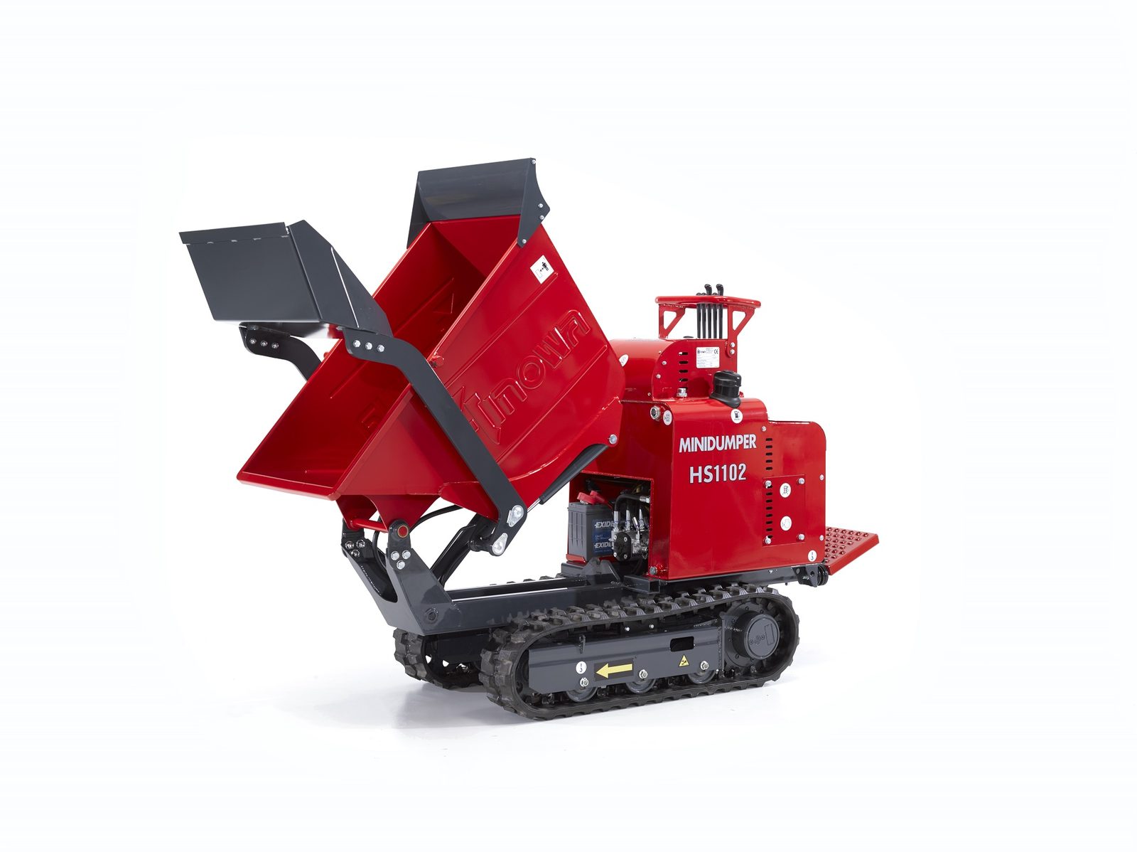 Rupsdumper 1100 met zelf-laadschop