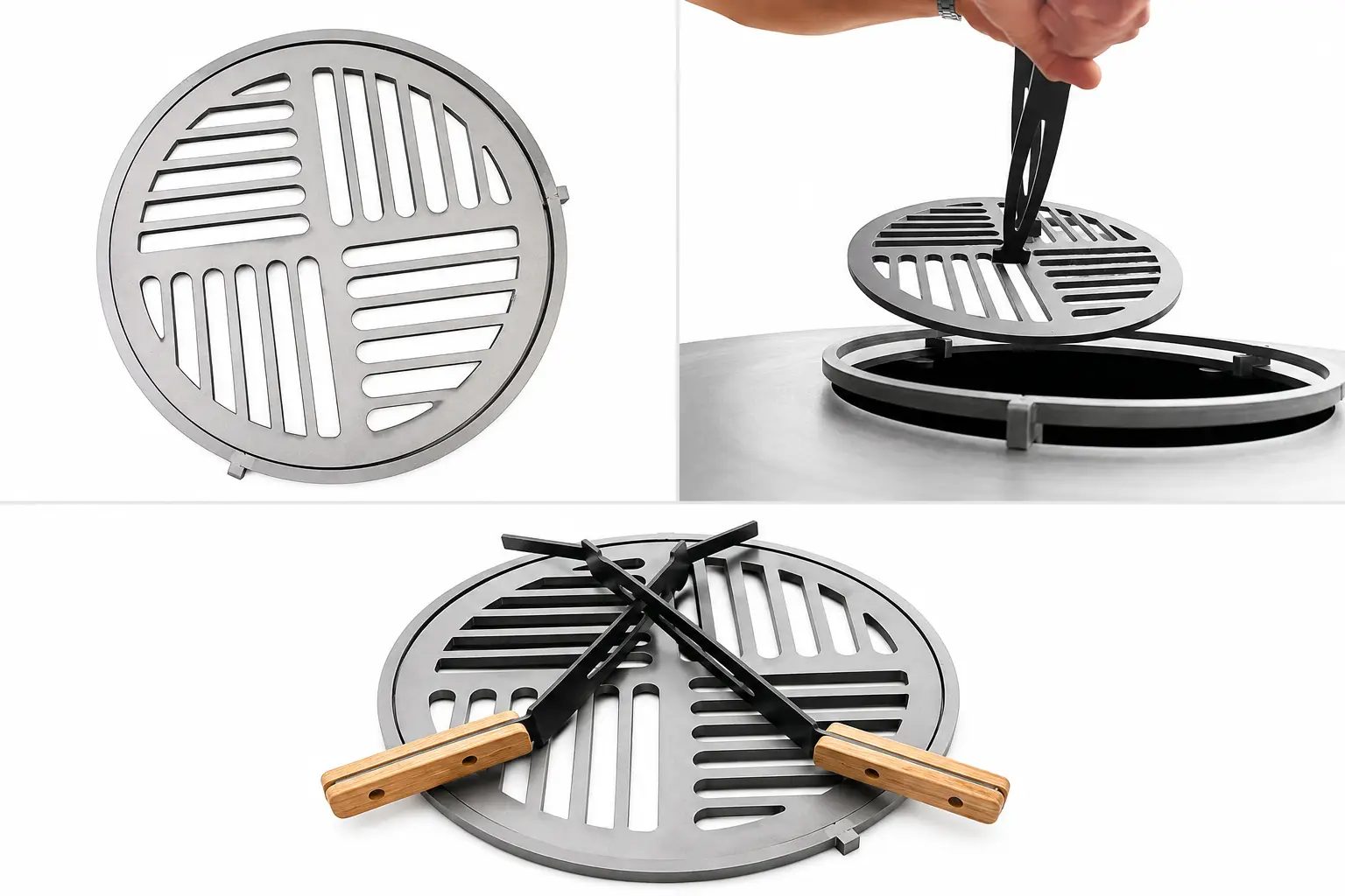 Royal Grill - Grillrooster 36,5 cm + Heffers — extra foto