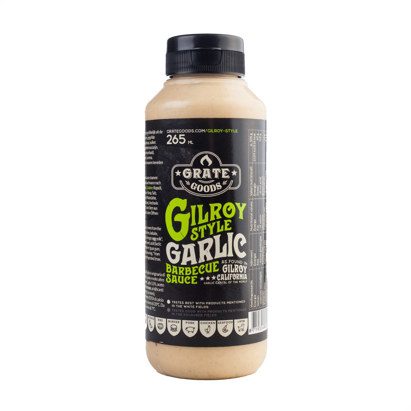 Grate Goods Gilroy Garlic Barbecue Saus