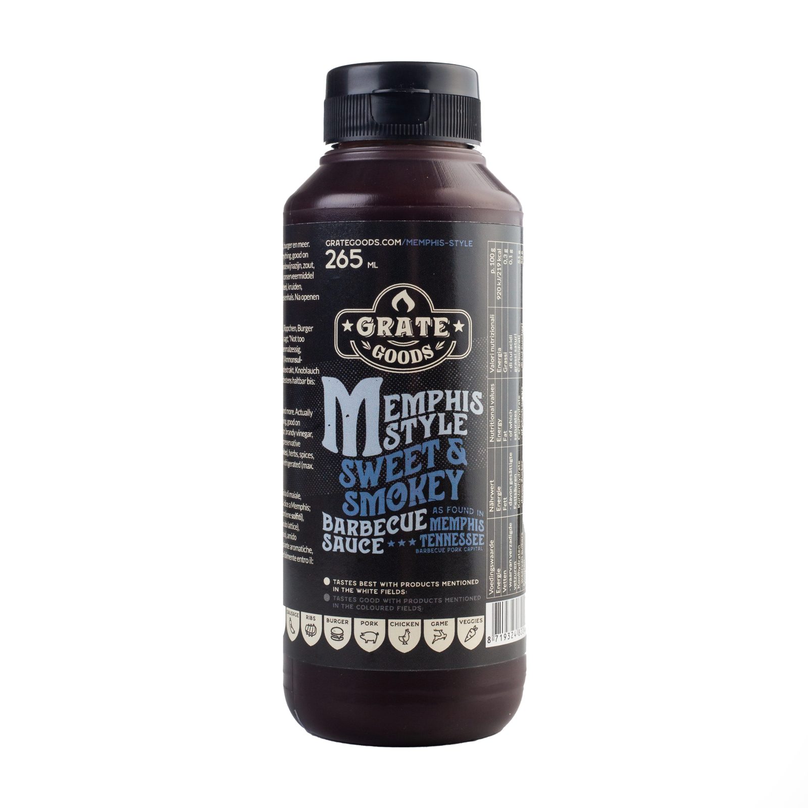 GRATE GOODS MEMPHIS STYLE SWEET&SMOKEY BBQ SAUCE